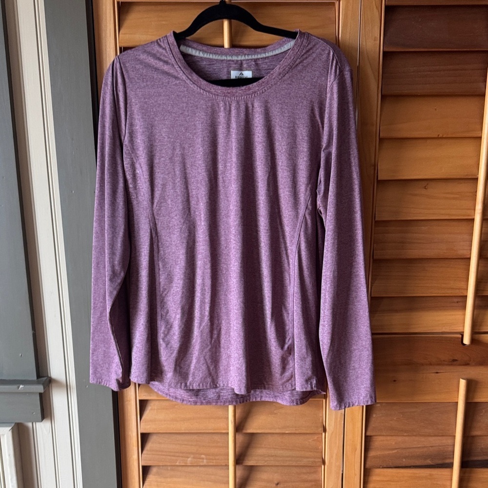 Ridgecut Women’s Long Sleeve Crewneck Tee - Mauve size L